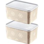 Storemax 2'li Set No Frost Saklama Kabı 2600 ml - 0,33 - 0 Siyah