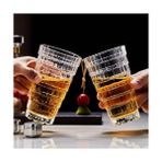 Storemax 380ML 6 Adet Kokteyl Seti, Kristal Kare Desenli Cam Bardak, Soğuk Içecekler Için Borosilikat Cam, Buzlu Içecekler,kokteyller Için Ideal Ergonomik Tasarım - 1 Adet - 0 - 499 ml