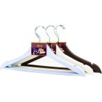 Storemax 3'lü Ahşap Görünümlü Plastik Askı, 44 x 23 x 3 cm