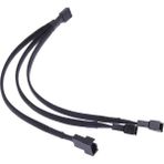 Storemax 4 Pin Switch Fan Çoklayıcı Y Pwm Çoklayıcı Splitter Kablosu 3 Pin 3 Port 4303