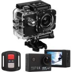 Storemax 4K Ultra Hd Spor Aksiyon Kamerası – 2.4g Rf Kumandalı, Wifi, 16MP, 170° Geniş Açı, 30M Su Geçirmez, 2.0" Lcd, 900MAH Batarya, Anti Shake Dsp, 64GB Tf Kart Desteği H16R - Ahşap