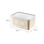 Storemax 4'lü Set No Frost Saklama Kabı 2600 ml - 0,33 - 0 Siyah