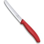 Storemax 6.7831 Swissclassic 11CM Domates & Sosis Bıçağı, Paslanmaz Çelik Kirmizi, - 01-Siyah