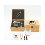 Storemax 60 Yaş Tasarımlı Ahşap Kutulu Tekli Glasgow Viski Kadeh Seti + 4 Soğutucu Taş Seti - 0 - Siyah - 0 - 499 ml