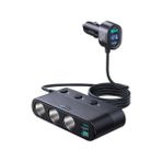 Storemax 7'si 1 Arada Çakmak Adaptörü 179W PD30W Araç Şarj Cihazı Siyah - 001-Renkli