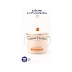 Storemax Ahşap Detaylı Yoğurt/bakliyat BAKRACI(20CM-3 Litre-Tüm Ocaklarla Uyumlu) - -- - 000-Siyah