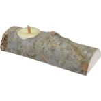 Storemax Ahşap Kütük Mumluk Boyu 15 cm - 0,1 lt - 001-Renkli