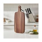Storemax Akasya Ahşap Servis Tepsisi (45X15 Cm) | Uzun ve Ince Doğal Ahşap Sunumluk | Fincan, Bıçak, Baget Ekmek, Meze ve Şarküteri Tabağı (2 cm Kalınlık) - 0 - 249 ml