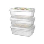 Storemax Aria Saklama Kabı 1200 ml 3'lü Se - 1/100 Toz Ceviz