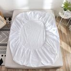 Storemax AT9713, Tek Kişilik, Kapitone, Elyaf Dolgulu, Fitted, Lastikli, Yatağı Saran, Alez, Çarşaf Alez, Yatak Koruyucu, 90X190 cm - Ahşap - 90 x 190 cm