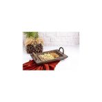 Storemax Bambum Dikdörtgen Kulplu Büyük Tepsi Pavlonya Ağacı 41 * 25 * 4cm - 0 - 249 ml
