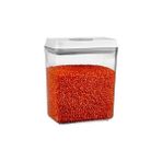 Storemax Basmalı Dikdörtgen Erzak Saklama Kabı 2,90 Lt - 0,33 - 0 Siyah