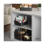 Storemax Bellwood Kulplu Çok Amaçlı Caddy Organizatör, Çalışma Masası, Makyaj, Yurt Caddesi, Mutfak Dolabı Düzenleyici, Siyah/ceviz - 0,33 - 0 Siyah