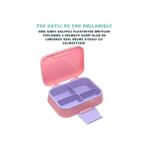 Storemax Bento 1030ML Lunchbox Tek Katlı 3 Bölmeli Pp Plastik Sefer Tası Yemek Kutusu (Pembe) - Kestane Akaju - Option-1