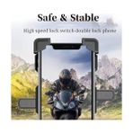 Storemax Bisiklet Telefon Tutucu, Ayarlanabilir Titreme Önleyici ve Sabit 360° Dönebilir Motosiklet Telefon Tutacağı, 4.92-7.09 Inç Cep Telefonları Için Bisiklet Telefon Tutucu - 000-Siyah
