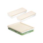 STOREMAX Buzdolabı Organizeri, Buzdolabı İçin Çok Amaçlı Saklama Kabı, Fresh Box, Şeffaf