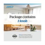 Storemax Camelot Plymouth Passage Düğmesi, F170 Ply 609 Cam - 001-Renkli