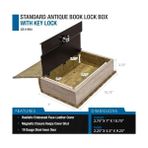 Storemax CB12480 Anahtar Kilidi Antik Kart Yönlendirme Büfe Kilit Kutusu - Ahşap