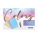 Storemax Colors A4 80 Yaprak Kareli Defter 3'lü Paket, Somon, Pembe, Mavi - --