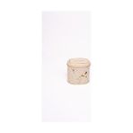 Storemax Cream Desenli Oval Metal Saklama Kabı 11X15 cm ( Cream) - 0,33 - 0 Siyah