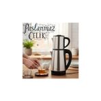 Storemax Crwn Elektrikli Çay Makinesi Çelik Çaydanlık Takımı Su Isıtıcı Türk Çayı 1800W - 1650 W