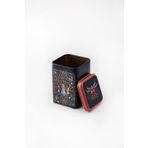 STOREMAX daiviolastore Tales Alices Desenli Kare Metal Saklama Kabı 11x11 Cm (Tales Alices) DLStore 990396