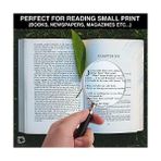 Storemax Deluxe Products Klasik Elde Taşınır Büyüteç - Seyahat Için Taşınabilir Kompakt Tasarım ve Küçük Baskı ve Hobi Okumaları Okumak Için 3x Büyütmeli 3" Cam Lens, Siyah, (SON-DP-8119) - 1 cm - Pembe