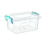 Storemax Dikdörtgen Şeffaf Plastik Saklama Kabı, Klipsli Kapaklı, 5 Litre, Gıda Depolama Için (3) - 0 Siyah - Option-1