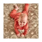 Storemax Dino 100X120 cm Pamuklu Bebek Battaniyesi - 0 Siyah - --