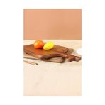 Storemax Doğal Akasya Ahşap Kesme Tahtası Saplı, Et, Peynir, Ekmek, Sebze ve Meyve Servis Tepsisi Için Ahşap Mutfak Doğrama Tahtası (46 * 18.5 * 1.5cm) - Altın