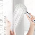 Storemax Duş Seti Başlığı - 3 Farklı Püskürtmeli Duş Başlığı - Dayanıklı Paslanmaz Abs El Duşu/duş Takımı, Duş Hortumu Spirali ile Uyumludur/ - 1 lt