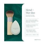 Storemax Ecotools Blend + Blur Makyaj Fırçası ve Sünger Duo, Makyaj Blender Sünger ve Fondöten Fırçası, Sıvı ve Krem Makyaj, Bulut Cildi, Çevre Dostu, Lateks Içermez, Zulüm Içermez, & Vegan, 2 Adet - --