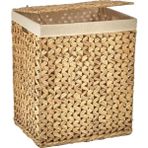 Storemax El Yapımı Doğal Hasır Katlanabilir Kirli Çamaşır Sepeti, Modern Balıksırtı Desenli ,Katlanır Yer Kaplamayan Rattan Kirli Çamaşır Sepeti (44X34CM Yükseklik 54CM)