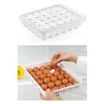 STOREMAX ELZ 30'lu Kapaklı Yumurta Saklama Kabı, Akrilik Plastik Yumurtalık Organizer FRNTR 1127478