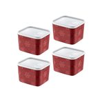 STOREMAX ELZ 4'Lü Set No Frost Saklama Kabı Carmen 1250 ML FRNTR 1127478