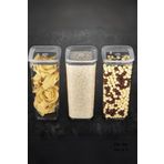 STOREMAX ELZ Ahmet Sude Kare Saklama Kabı 3 X 1700 Ml, Şeffaf FRNTR 1127478