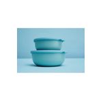 STOREMAX ELZ - Çok amaçlı Cirqula Round 4 parçalı set - Kapaklı saklama kabı - Saklama kutusu, buzdola
