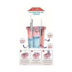 Storemax Flora F404 Trio Tablet Mikrofiber Mop Seti 3 BÖLMELI,ILKATR1509 - 001-Renkli