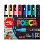 Storemax Full Set 8 Akrilik Boya Kalemi Ters Çevrilebilir Orta Uçlu Kalem Uçları, Kalemleri Kaya Boyama, Kumaş, Cam Boya, Metal Boya ve Grafiti Için Akrilik Boya Işaretleyicileridir - 0 - --