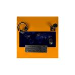 Storemax Gece Dünya Haritası Baskılı 70X30 Büyük Boy Mousepad - Mouse Pad - Fare Altlığı - 001-Renkli