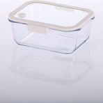 Storemax Glace Vakumlu Cam Saklama Kabı 1200 ml Bej - 0,33 - 0 Siyah