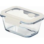 Storemax Glace Vakumlu Cam Saklama Kabı 460 ml Bej - 0,33 - 0 Siyah