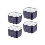 STOREMAX glpzr 4'Lü Set No Frost Saklama Kabı Lacivert 1250 ML trendybuy 1109110