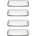 Storemax Grace Crystallin Servis Sunum Tabağı Kristal Cam 4 Adet 86653656AYBABASTORE - 001-Renkli