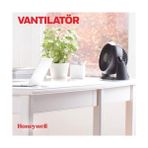 Storemax Honeywell Turboforce Turbo Vantilatör HT900E, Sessiz Soğutma, 90 Dereceye Kadar Ayarlanabilir Eğim Açısı, 3 Hız Ayarı, Duvara Montaj, Masa Vantilatörü - Siyah - 001-Siyah