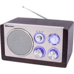 Storemax HRA-1245 Retro-Radyo Ukw ve Mw (Teleskop-, Pil ile Çalışabilir), /gümüş - Altın