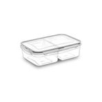 STOREMAX htpshopmx 2 Bölmeli 1+1 Litre Kilitli Kapaklı Erzak Saklama Kabı LC-525 str http 1092444