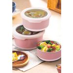 STOREMAX htpshopmx Ahmet Yuvarlak Saklama Kabı 1200 Ml Pembe Vp-936, Pembe str http 1092444