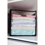 Storemax Içi Düzenleyici Kutu Siyah Büyük Boy Organizer Şeffaf Ön Yüzlü 32X32X32 - 1,5 x 0,7 m - 00 Beyaz