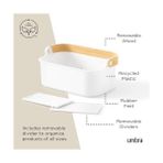 Storemax Istiflenebilir Saklama Kabı, Çıkarılabilir Ayırıcı Duvarlı Düzenleyici - 001-Renkli